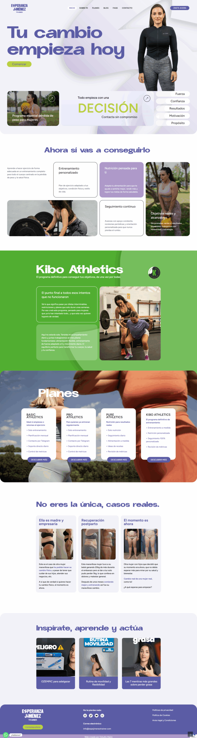 Espe Jiménez Trainer web